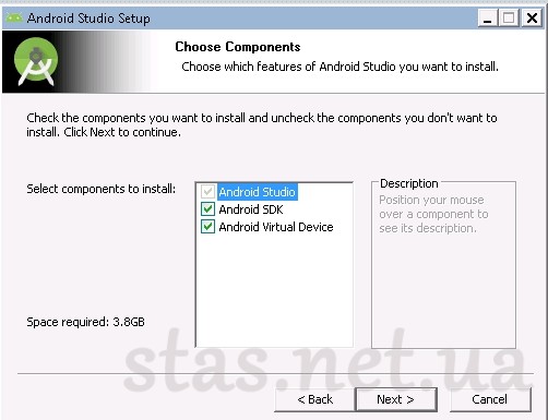  Встановлення Android Studio