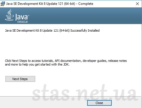 Встановлення Java SDK